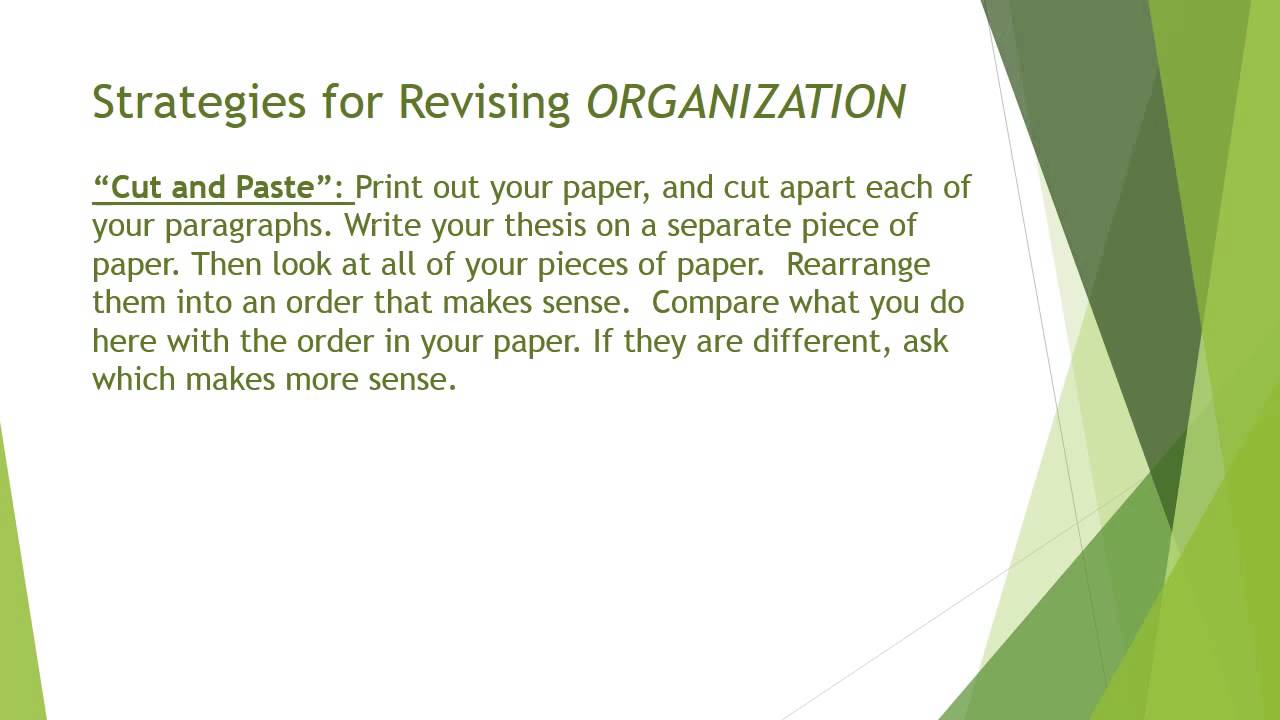 revise essay online