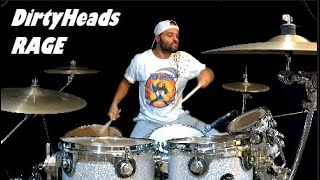 Dave Monti- Dirty Heads - RAGE. Ft.Travis Barker - Drum Cover HD