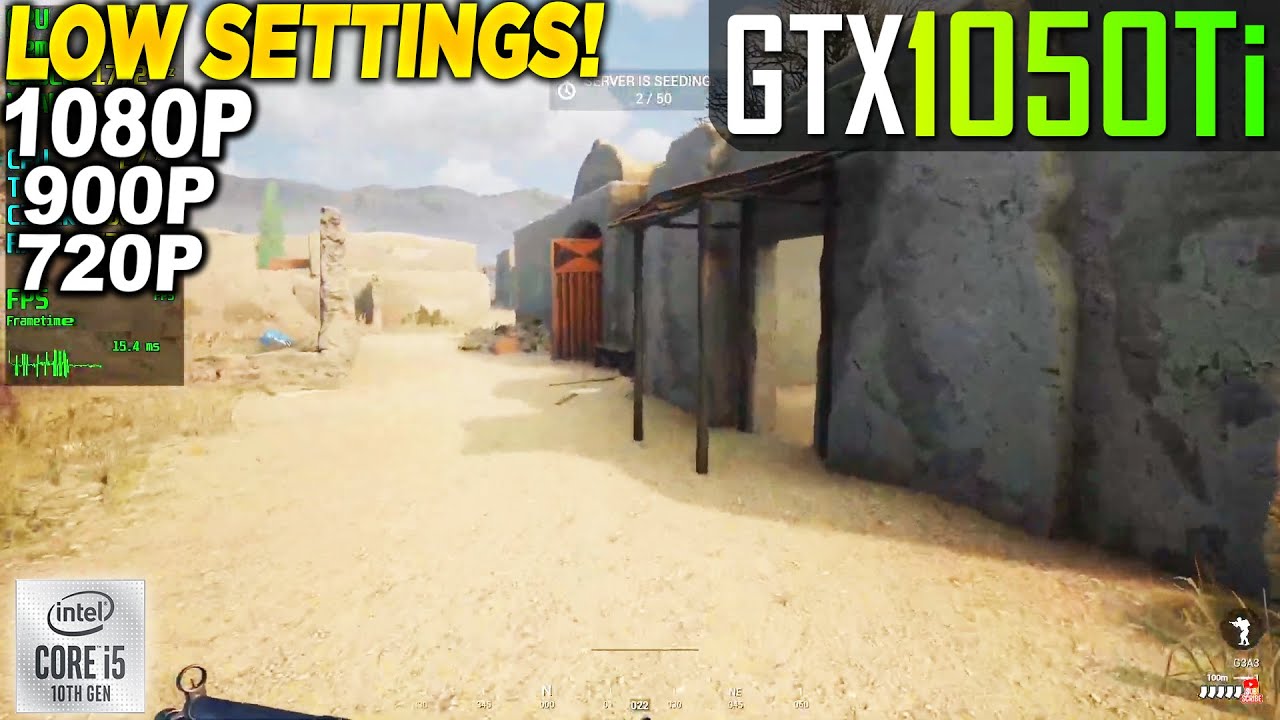 Squad GTX 1050 Tİ - 1080p 900p 720p Low,