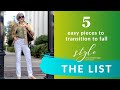 5 items that will transition to fall with ease | the list | style over 50