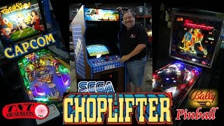 #1194 Sega CHOPLIFTER Arcade Video Game-Also BREAKSHOT & POWER PLAY Pinball Machines-TNT Amusements