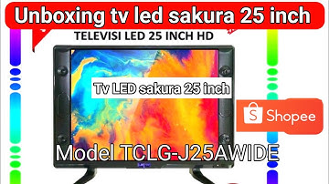 Unboxing tv led sakura 24 inch