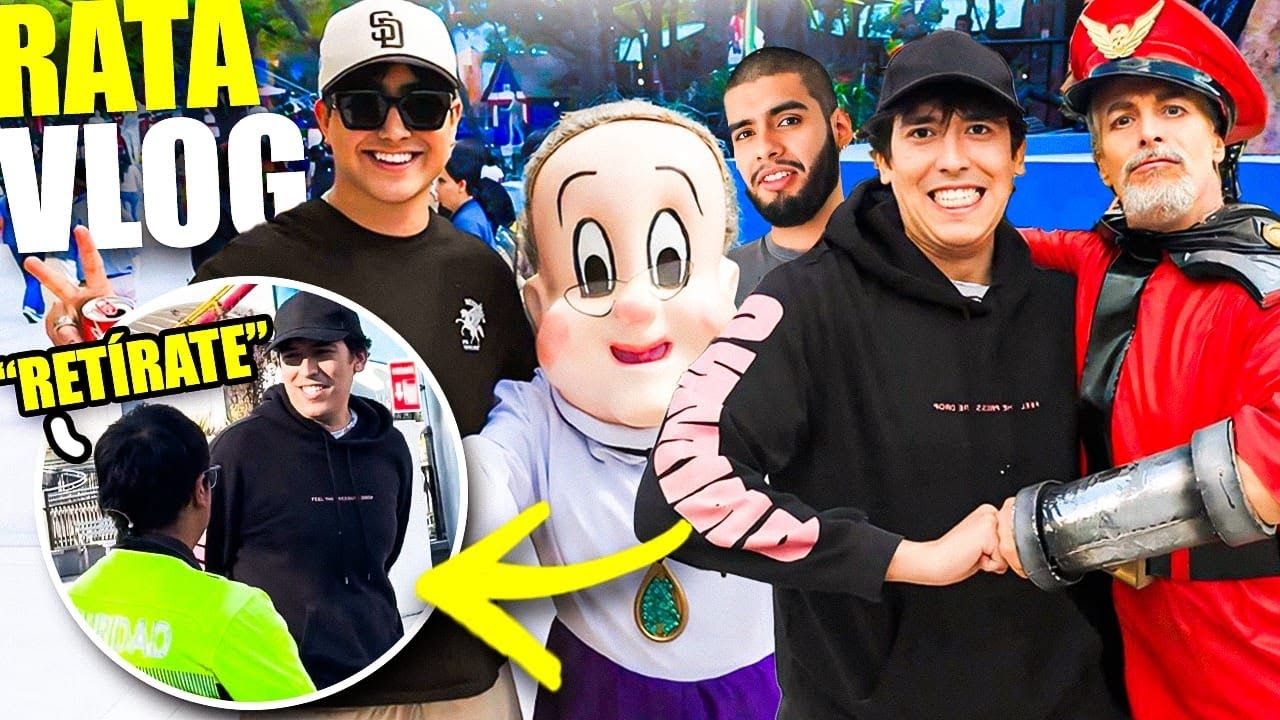 FUI A SIX FLAGS PERO ME SACARON DEL PARQUE xd