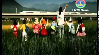 Lao NEWS on LNTV Minister Sommad Pholsena says Laos China rail project no obstac
