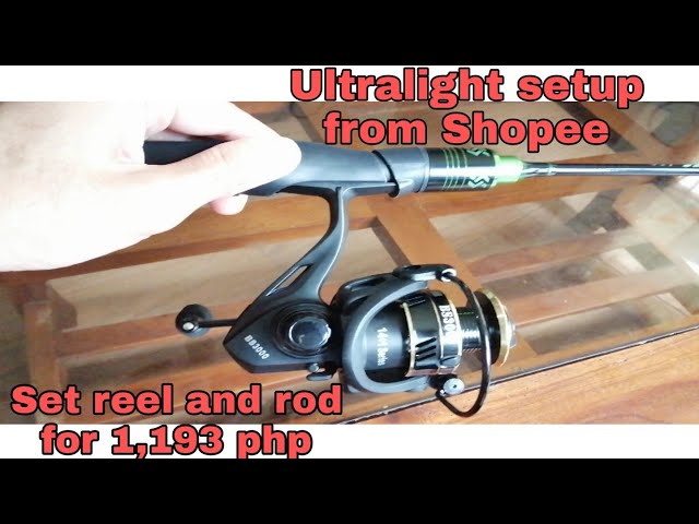Ultralight or UL setup, reel with rod set from shopee 2021, For only  1,193 PHP