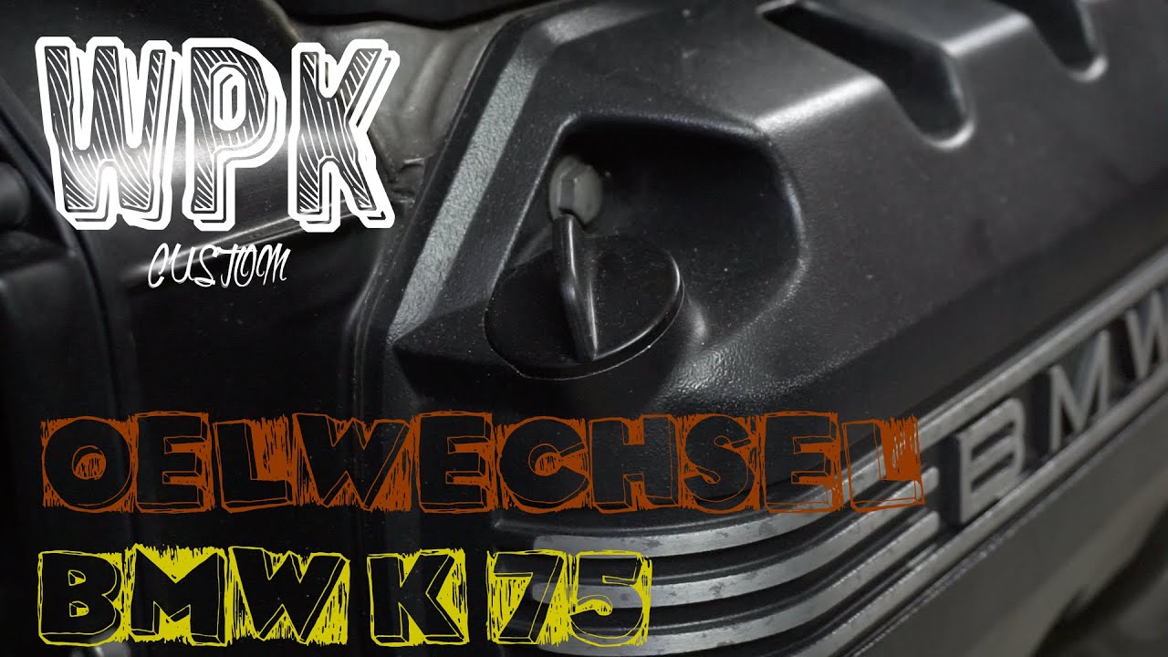 Öl & Filterwechsel Motorrad BMW K75 & K100 oil change Ölwechsel BMW