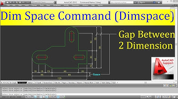 DIM SPACE Command in AutoCad II Hindi/Urdu Tutorial