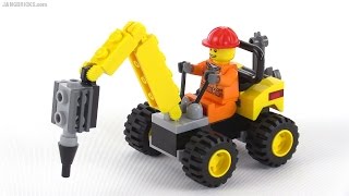 LEGO City 2015 Demolition Driller review! polybag set 30312