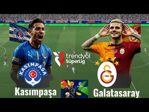 🔴 Canlı Kasımpaşa - Galatasaray | Süper Lig 34.Hafta | E-Footbal 2026 | Türkçe Spiker |