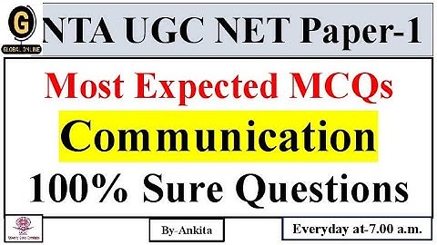 NTA UGC NET Paper-1 | 50 Most Expected MCQs | Communication| Unit-3  |For Upcoming Exam 2022