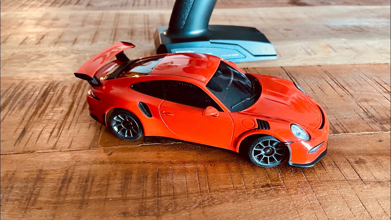 Kyosho Mini-Z Porsche 911 GT3 RS Test & Unboxing MR03 RWD 1:28 RC - YouTube