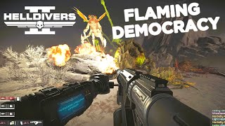 Sharing Flaming Democracy With Bugs | Helldivers 2 Gameplay | No Commentary