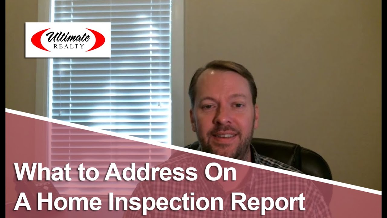 San Antonio Real Estate Agent What to address on a home inspection