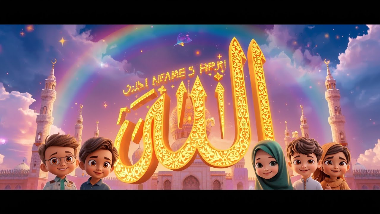 99 Names of Allah | Asma-ul-Husna | Beautiful Islamic Video for Kids 