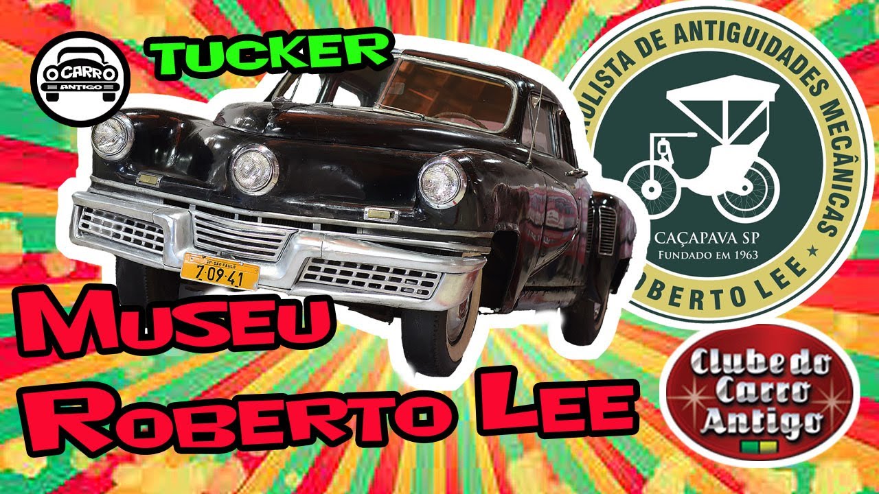 Visita guiada no Museu Roberto Lee, em coladoração com o Clube do Carro Antigo.