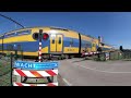 Vr 360° Spoorwegovergang Hulten 😍12K😍 // Dutch railroad crossing Train in Vr 360°