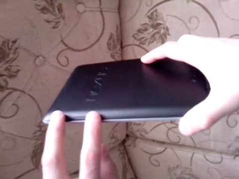 Видео: Как сбросить зависший Nexus 7?