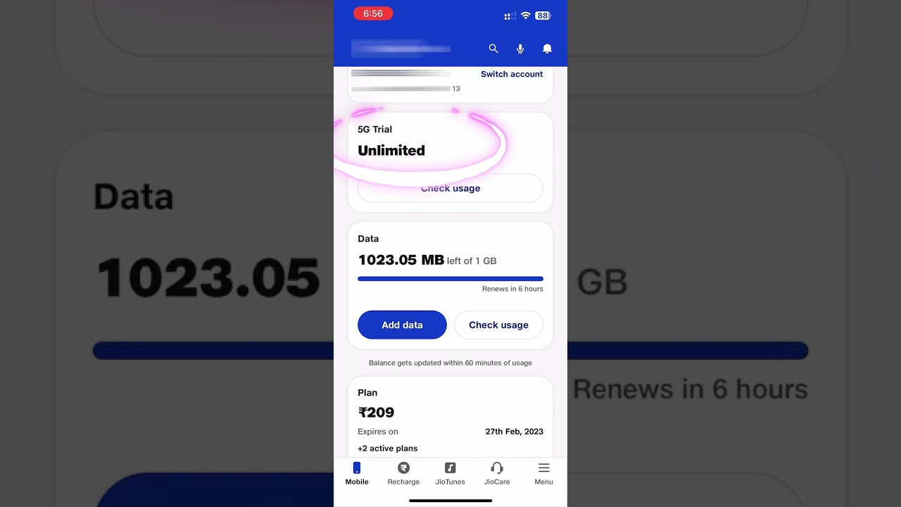 Jio 5G Unlimited Data Plan at Just RS.61 & Speed Test in iPhone 13