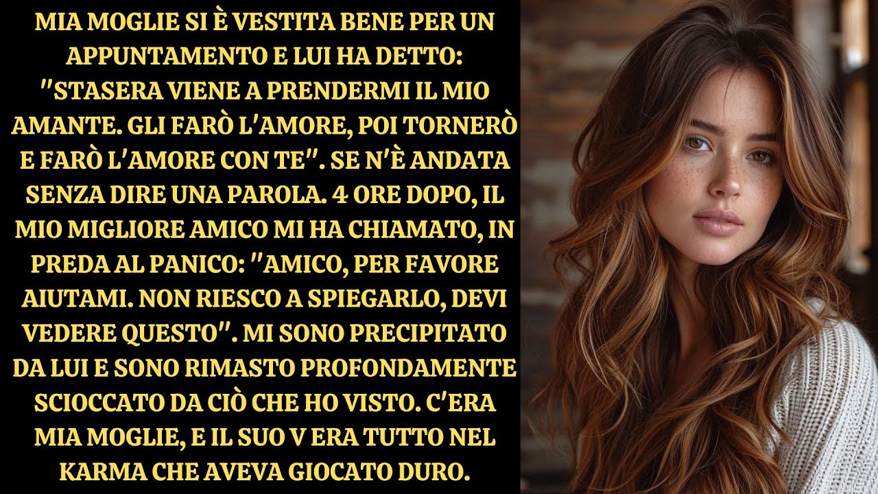 La moglie infedele mi ha lasciato solo con i miei amici e mi ha lasciato stare con il suo partner