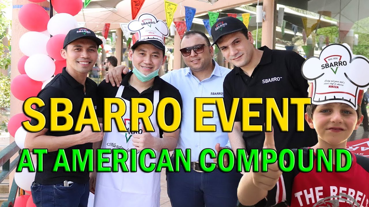 SBARRO EVENT IN ALHAMRA COMPOUND with Sbarro Team