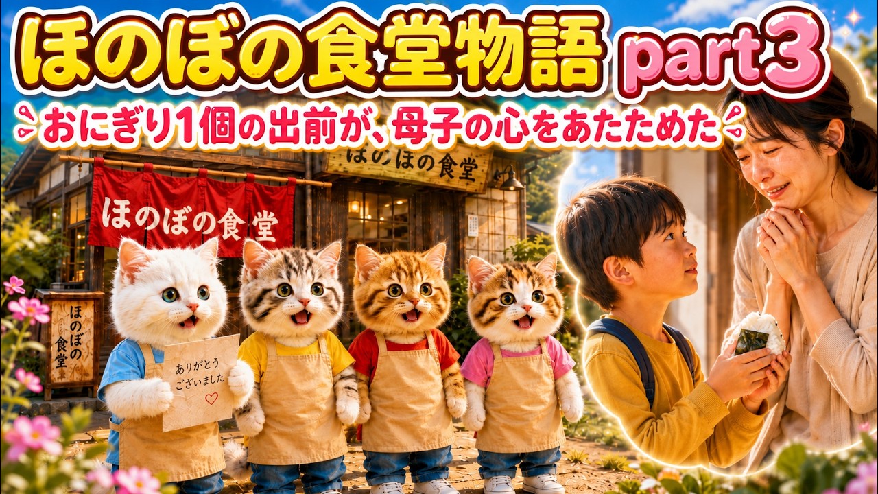 ほのぼの食堂物語part3~おにぎり1個の出前が、母子の心をあたためた~