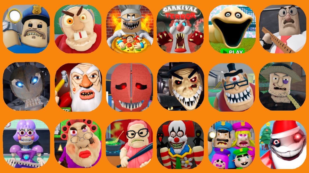 ROBLOX; NEW BARRY'S PRISON. EVIL GRANDPA(OBBY) HUNGRY SNAKE, ESCAPE BOB THE DENTIST.GRANDPA