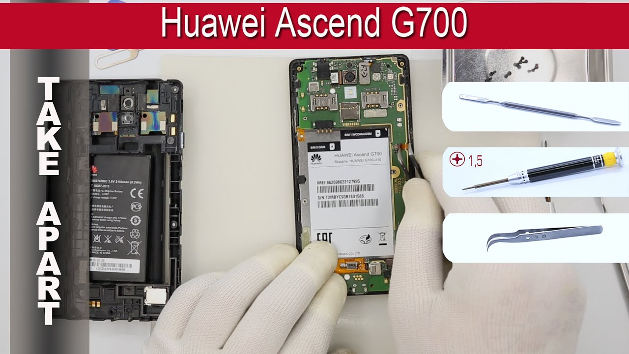 Schandalig verfrommeld verhaal How to disassemble 📱 Huawei Ascend G700 Take apart Tutorial - YouTube