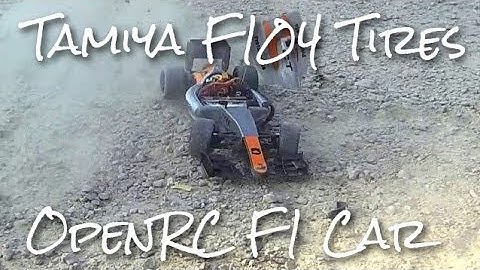 OpenRC F1 with store-bought tires (F104)