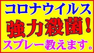 コロナウイルスも撲滅！掃除のプロがおすすめする除菌消臭スプレー