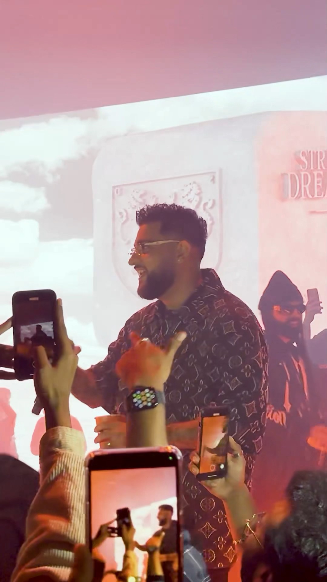 We went to @viviandivine x @KaranAujlaOfficial Music Launch Party!! #song  #divine #karanaujla