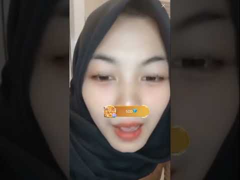 Hijab Bar-bar Belajar Nyebong‼️ Bigo Live hot‼️