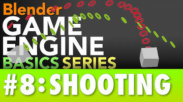 Blender Game Engine Basics Tutorial #8 : Shooting #b3d #gamelogic