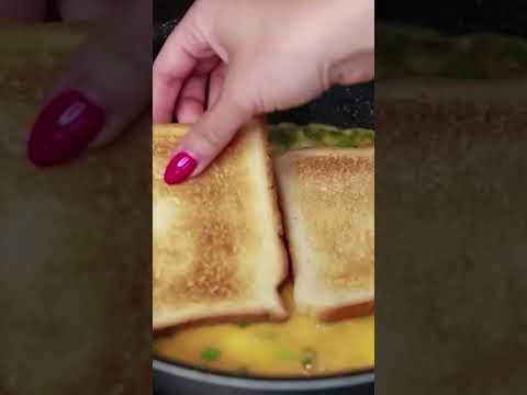 Рецепт вкусного сэндвича на завтрак - Рецепт горячего бутерброда