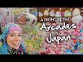 A Night in the ARCADES in Sendai, Japan