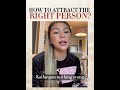 How to attract the right person - Motivational Video from Pearl Hung Tiktok