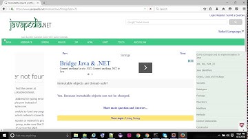 Immutable objects are thread-safe? - javapedia.net