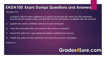 Esri EADA105 ArcGIS Desktop Associate 10.5 Dumps Exam Questions for Instant Success