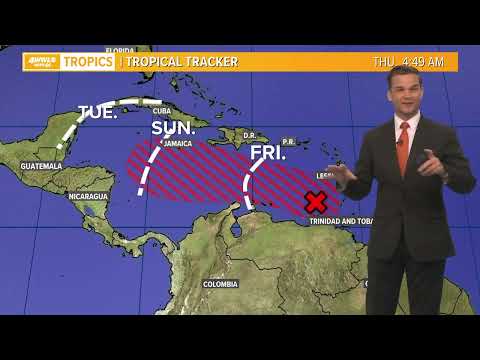 Thursday Morning Tropical Update: Invest 98 could reach Gulf next week as a storm