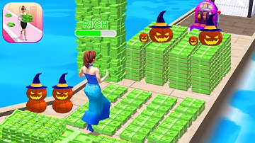 MONEY RUN 3D! game PRO LEVEL 🌈👸💚 Gameplay All Levels Walkthrough iOS, Android New Game 3D Pro lvl