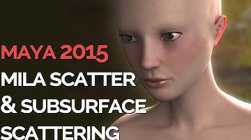 New SUBSURFACE SCATTERING in MAYA 2015 tutorial - MILA SCATTER