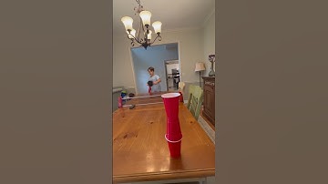 Our toughest trick shot yet😱 #shorts #crazy #pingpong #trickshots #viral #tiktok