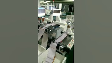 Label Roll to Roll Double Head Auto CCD Punching Machine
