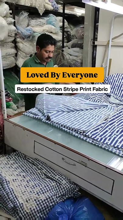 Cotton Stripe Print Fabric | | Available on Website