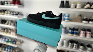 TIFFANY & CO NIKE AIR FORCE 1 UNBOXING!