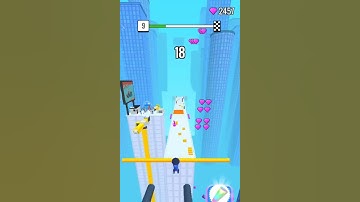Roof Rails - All Levels Gameplay Level 9 #shorts