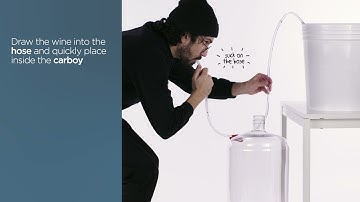 How to Rack/Use a Siphon - DIY Winemaking