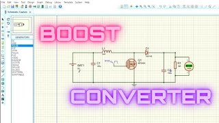 Boost converter: Power electronics simulation using proteus 5V to 28vdc⚡️#boostconverter #proteus Boost converter: Power electronics simulation using proteus 5V to 28vdc⚡️#boostconverter #proteus