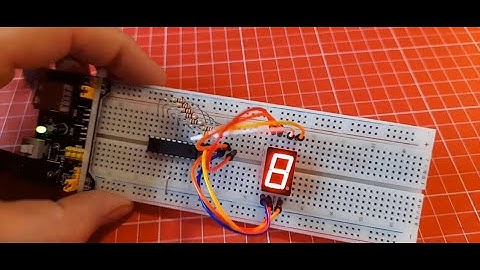 7 Seg. programa PIC16f628A c/ NIPLE básico #1 ★LEDFACIL★