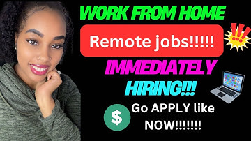 Remote Jobs Hiring Immediately | No Experience Needed (2025 Work From Home Jobs)