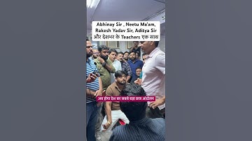 😱Rakesh yadav sir | Abhinay Sir | Aditya Ranjan Sir #sscprotest #ssc #ramlila #ramlilamaidan #shorts